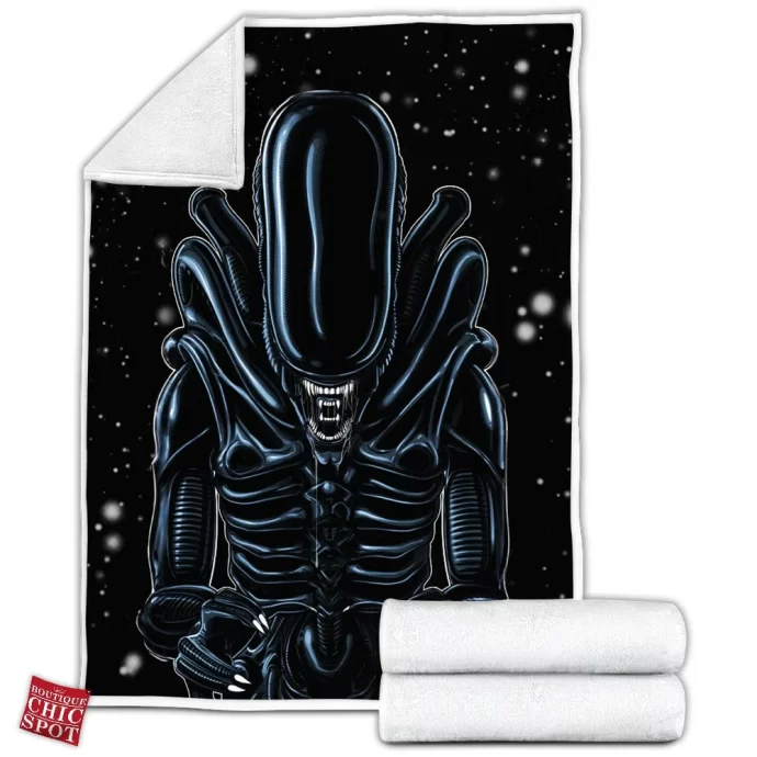 Alien Fleece Blanket