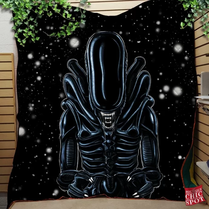 Alien Quilt Blanket