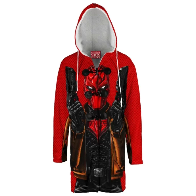 Red Hood Hooded Cloak Coat