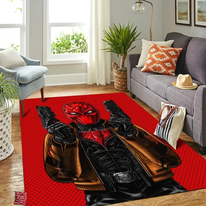 Red Hood Rectangle Rug