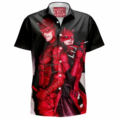 Comic Hawaiian-Shirt, Daredevil Hawaiian-Shirt