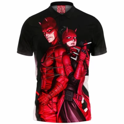 Comic Polo Shirt, Daredevil Polo Shirt