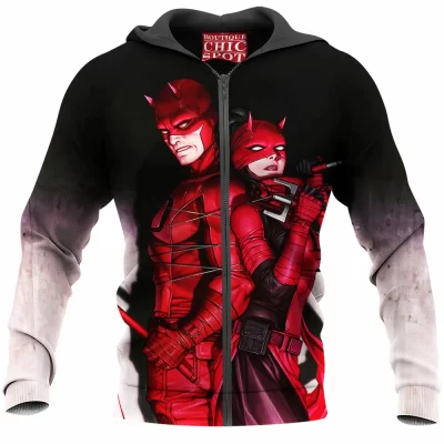 Comic Zip-Hoodie, Daredevil Zip-Hoodie