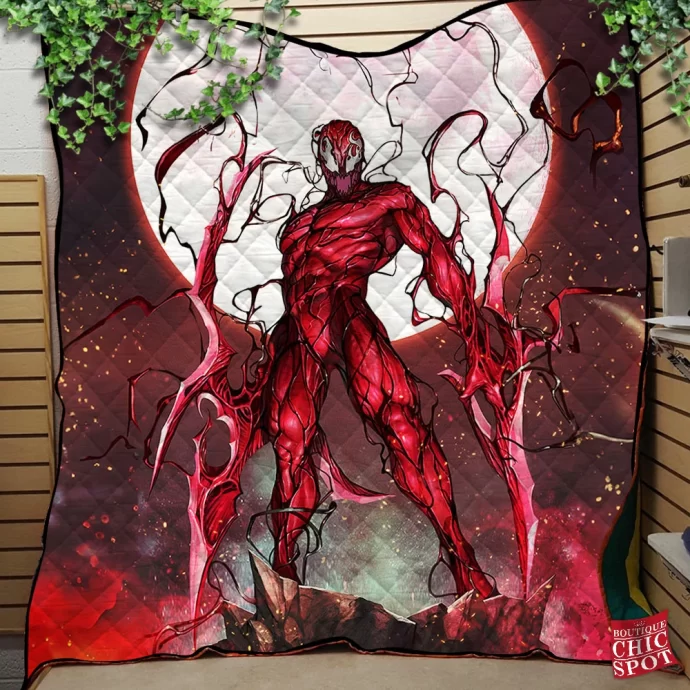 Extreme Carnage Alpha Quilt Blanket