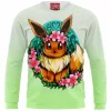 Pokemon Zip Sweatshirt, Anime Zip Sweatshirt, Eevee Zip Sweatshirt