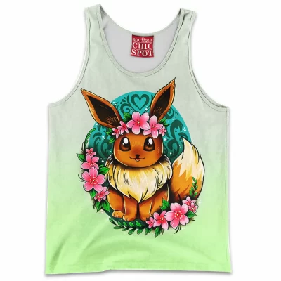 Anime Tank-Top, Eevee Tank-Top, Pokemon Tank-Top