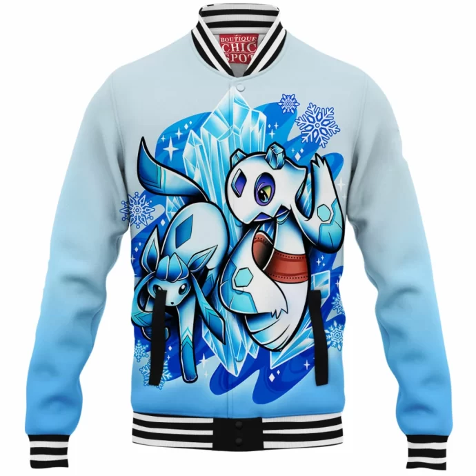 Glaceon Frosslass Baseball Jacket