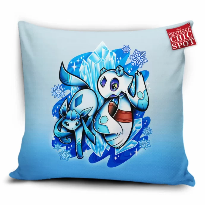 Glaceon Frosslass Pillow Cover