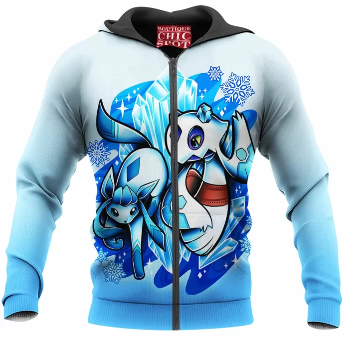 Glaceon Frosslass Zip Hoodie