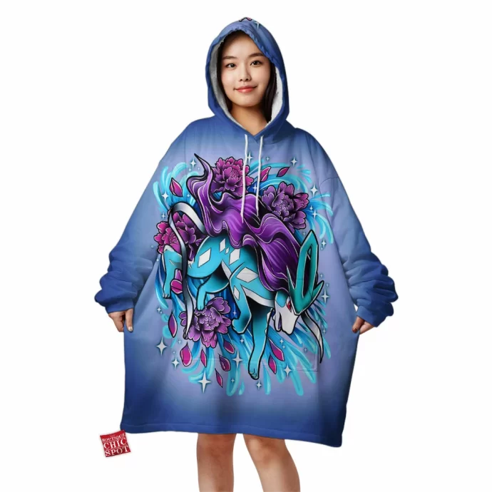 Suicune Tattoo Blanket Hoodie