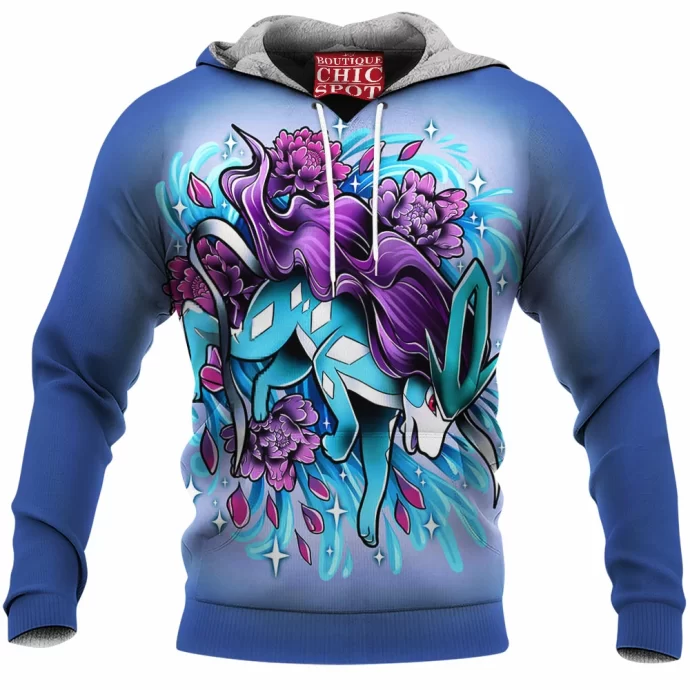 Suicune Tattoo Fleece Hoodie