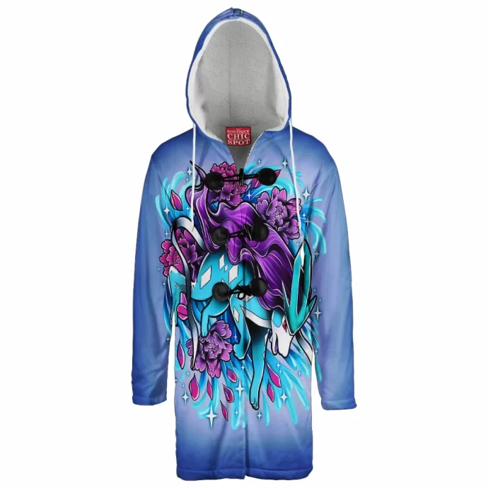 Suicune Tattoo Hooded Cloak Coat