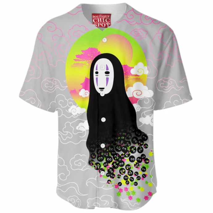 No Face And Soot Sprites Baseball Jersey