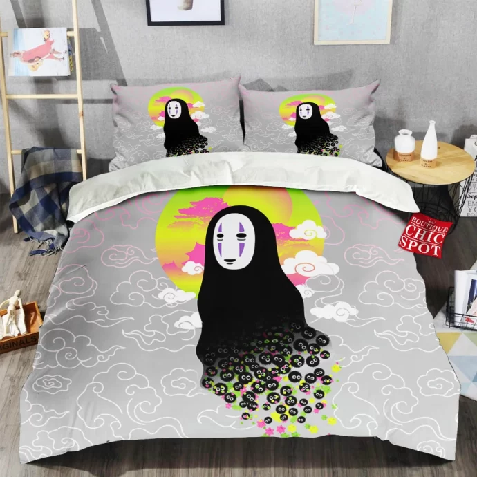 No Face And Soot Sprites Bedding Set