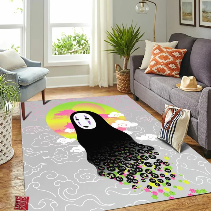 No Face And Soot Sprites Rectangle Rug