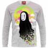Anime Zip Sweatshirt, No-Face Zip Sweatshirt, Studio Ghibli Zip Sweatshirt, Spirited Away Zip Sweatshirt, Susuwatari Zip Sweatshirt