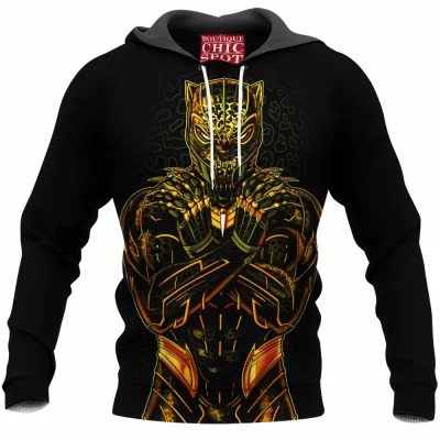 Black Panther Hoodie, Comic Hoodie