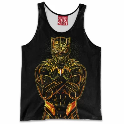Black Panther Tank-Top, Comic Tank-Top