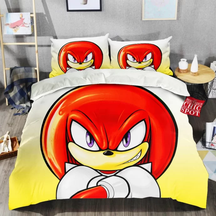 Knuckles The Echidna Bedding Set