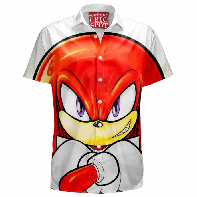 Knuckles The Echidna Hawaiian Shirt