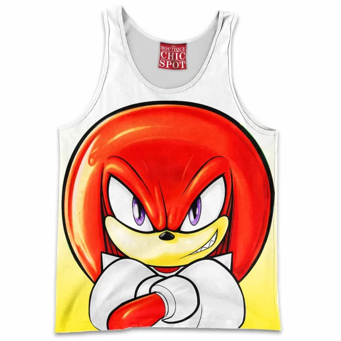 Knuckles The Echidna Tank Top