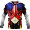 Anime Fleece-Hoodie, Gurren Lagann Fleece-Hoodie