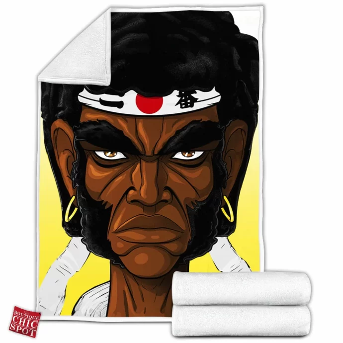 Afro Samurai Fleece Blanket