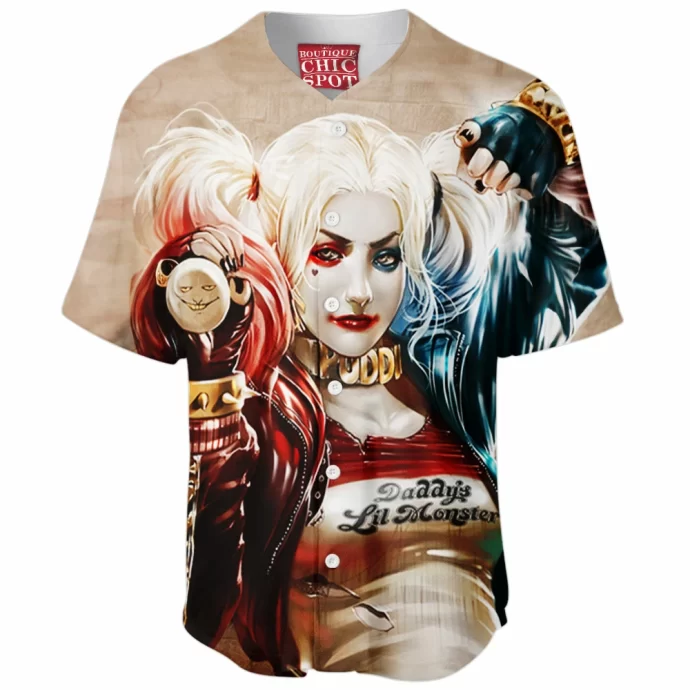 Harley Quinn Baseball Jersey