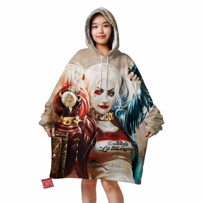 Harley Quinn Blanket Hoodie