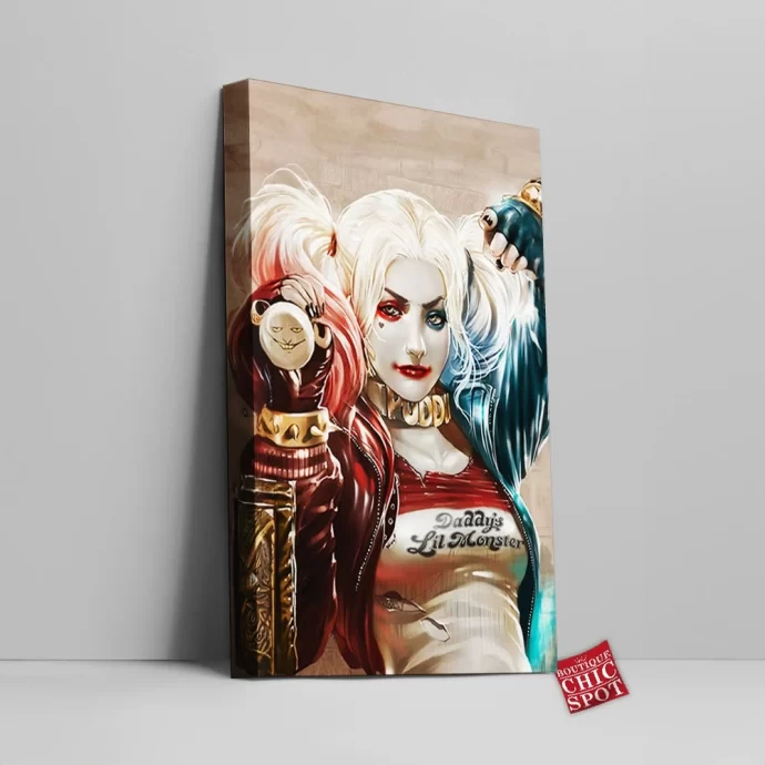 Harley Quinn Canvas Wall Art