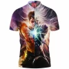 Anime Polo Shirt, Yu Yu Hakusho Polo Shirt, Yusuke Urameshi Polo Shirt
