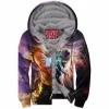 Anime Zip-Fleece-Hoodie, Yu Yu Hakusho Zip-Fleece-Hoodie, Yusuke Urameshi Zip-Fleece-Hoodie