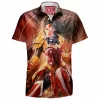 Comic Hawaiian-Shirt, Wonder Woman Hawaiian-Shirt