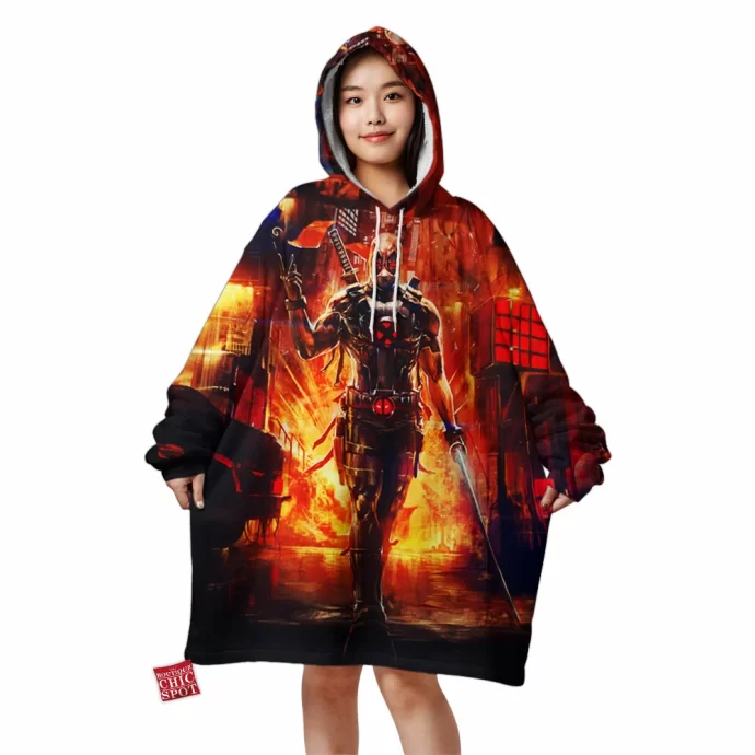 X Force Deadpool Blanket Hoodie