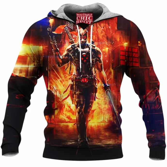 X Force Deadpool Fleece Hoodie