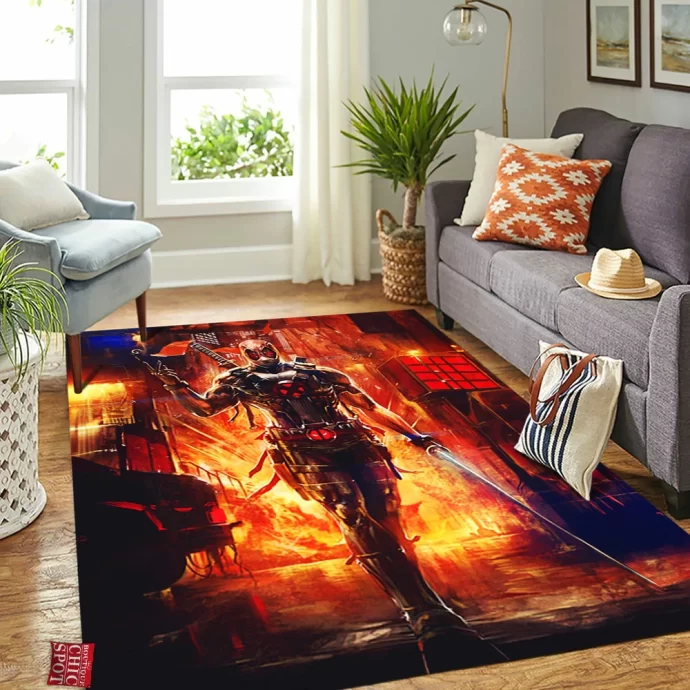 X Force Deadpool Rectangle Rug