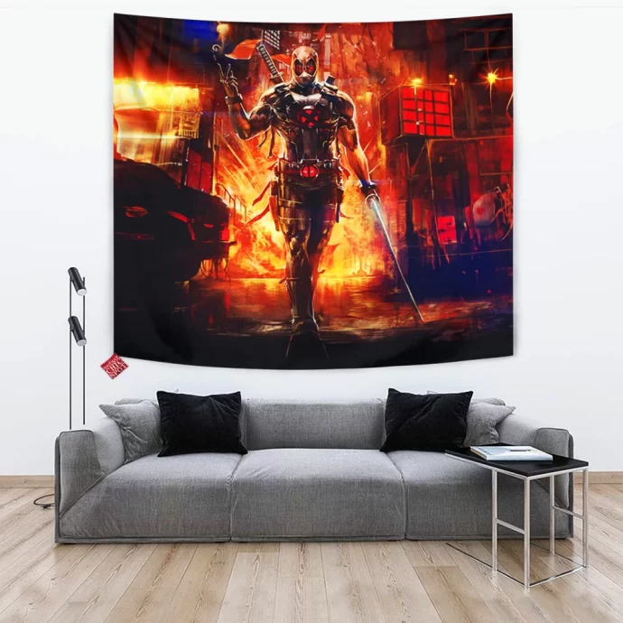 X Force Deadpool Tapestry