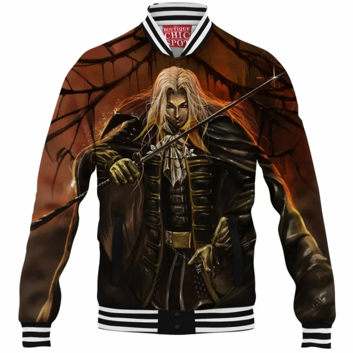 Alucard Castlevania Baseball Jacket