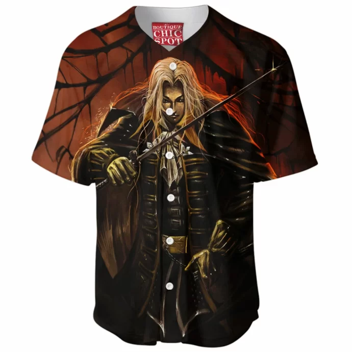 Alucard Castlevania Baseball Jersey