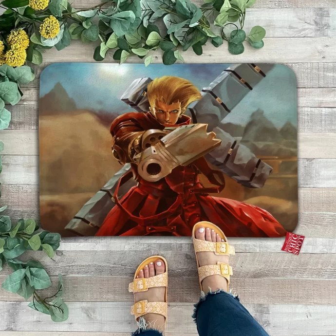 Vash The Stampede Trigun Doormat