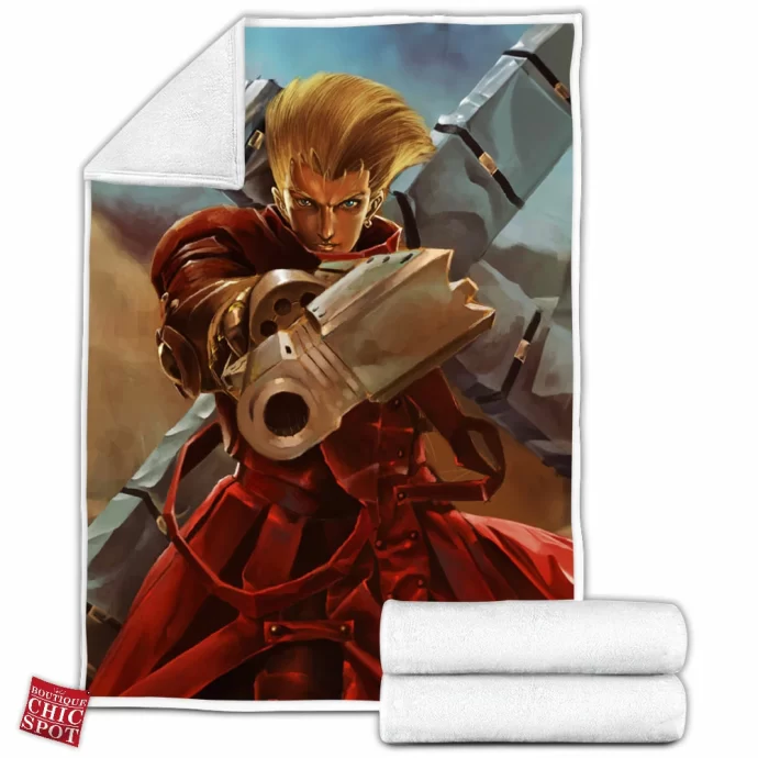 Vash The Stampede Trigun Fleece Blanket