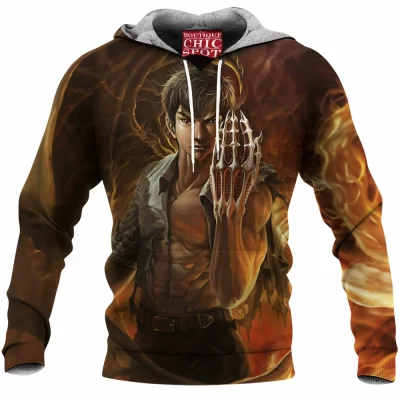 Anime Fleece-Hoodie, Hell Teacher Fleece-Hoodie, Jigoku Sensei Nube Fleece-Hoodie