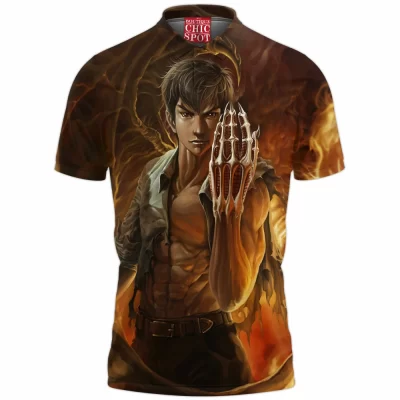 Anime Polo Shirt, Hell Teacher Polo Shirt, Jigoku Sensei Nube Polo Shirt