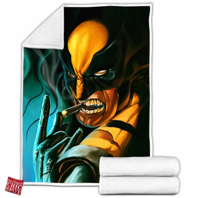 Wolverine Fleece Blanket