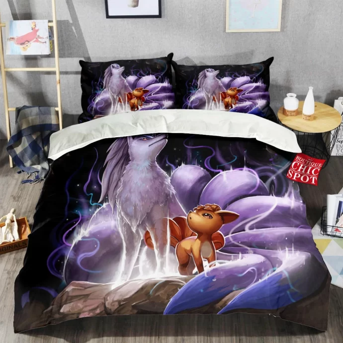 Vulpix And Ninetales Bedding Set