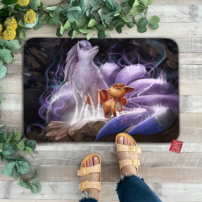 Vulpix And Ninetales Doormat