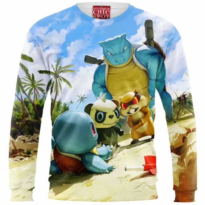 Blastoise Beach Patrol Sweatshirt