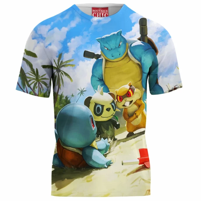 Blastoise Beach Patrol T-Shirt