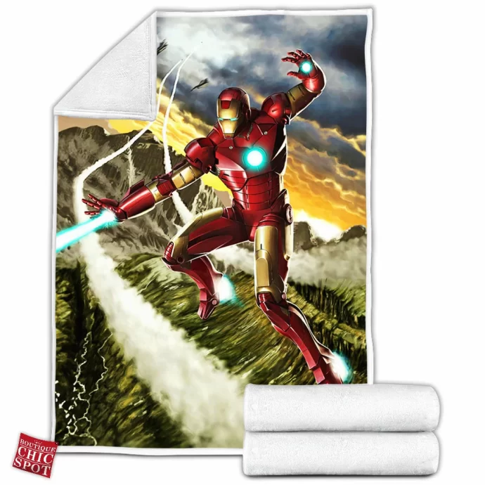 Iron Man Fleece Blanket