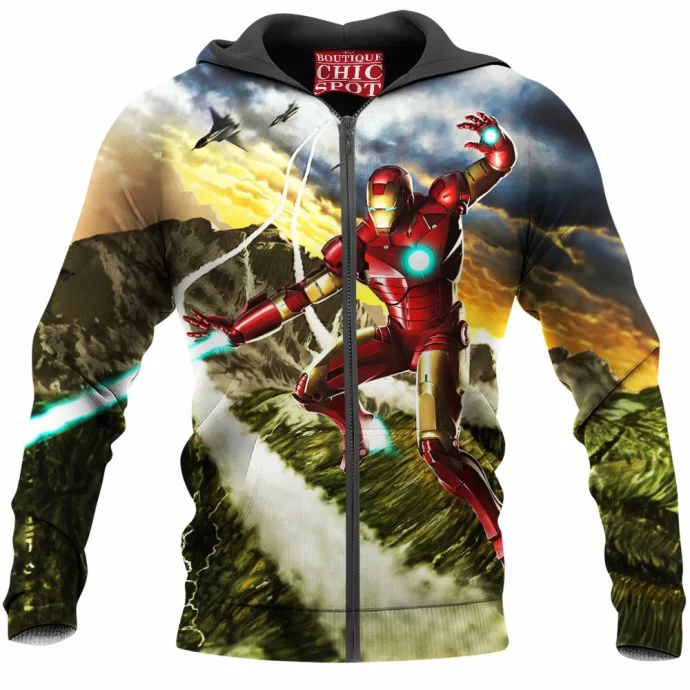 Iron Man Zip Hoodie